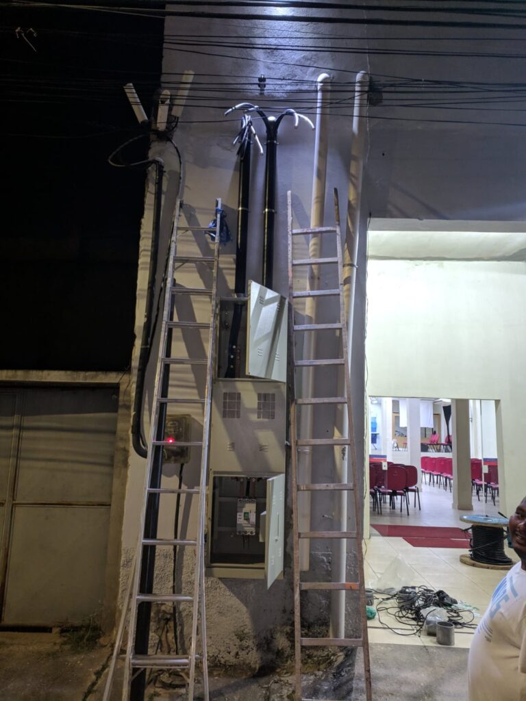 Serviço executado na Igreja Filadelfia de Coelho da Rocha. Especificação Técnica do Serviço Aumento de carga do Padrão
